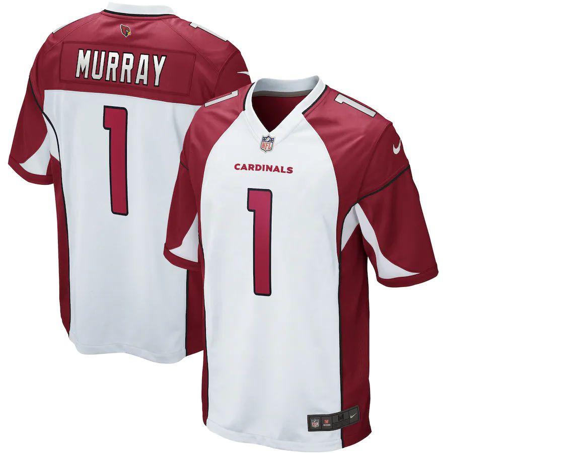 Men Arizona Cardinals #1 Kyler Murray White Nike Game Player NFL Jersey->youth nfl jersey->Youth Jersey